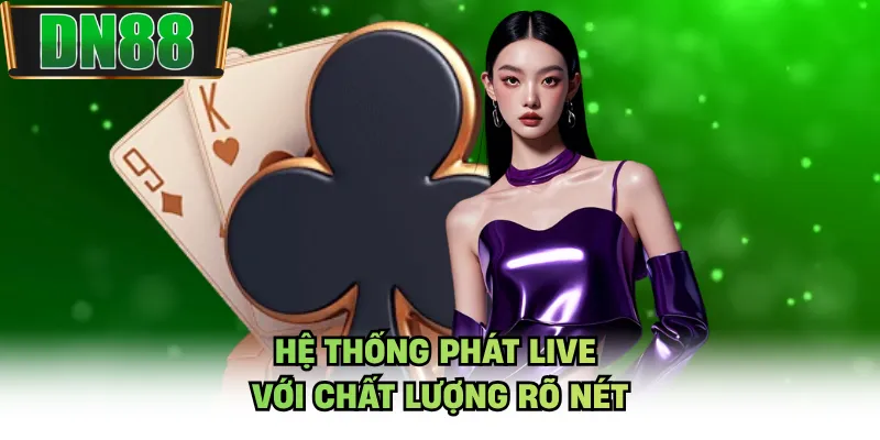 Hệ thống phát live với chất lượng rõ nét
