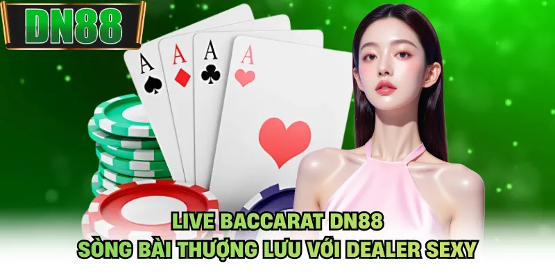 Live Baccarat DN88 - Sòng Bài Thượng Lưu Với Dealer Sexy