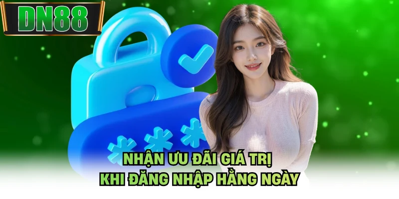 Nhận ưu đãi giá trị khi đăng nhập hằng ngày