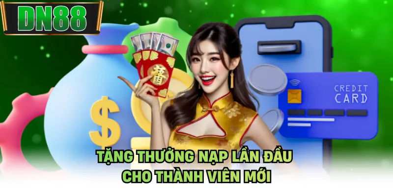 Tặng thưởng nạp lần đầu cho thành viên mới